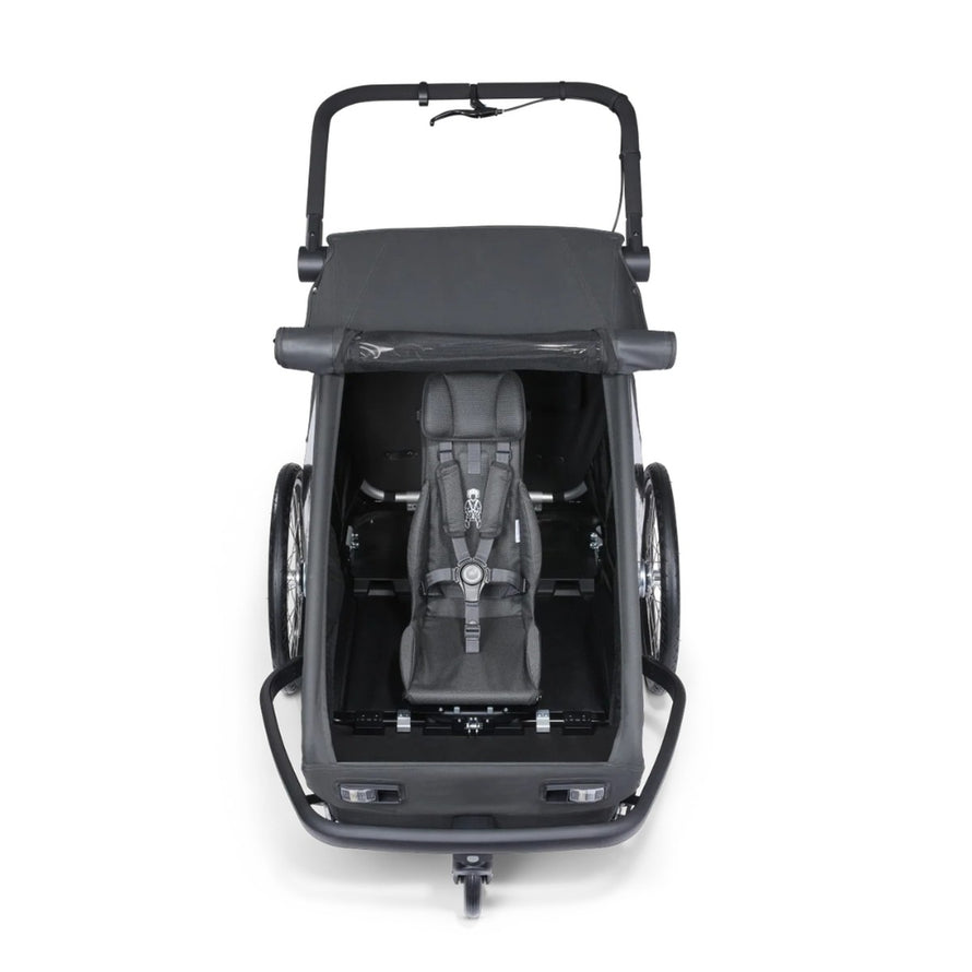 Siege enfant Croozer Yuuna Premium pour remorque velo avec design ergonomique et securite renforcee pour confort maximal