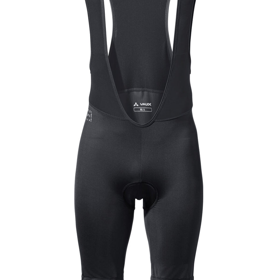 Cuissard long a bretelles Vaude Matera Bib Tights homme noir confortable et technique pour cyclisme