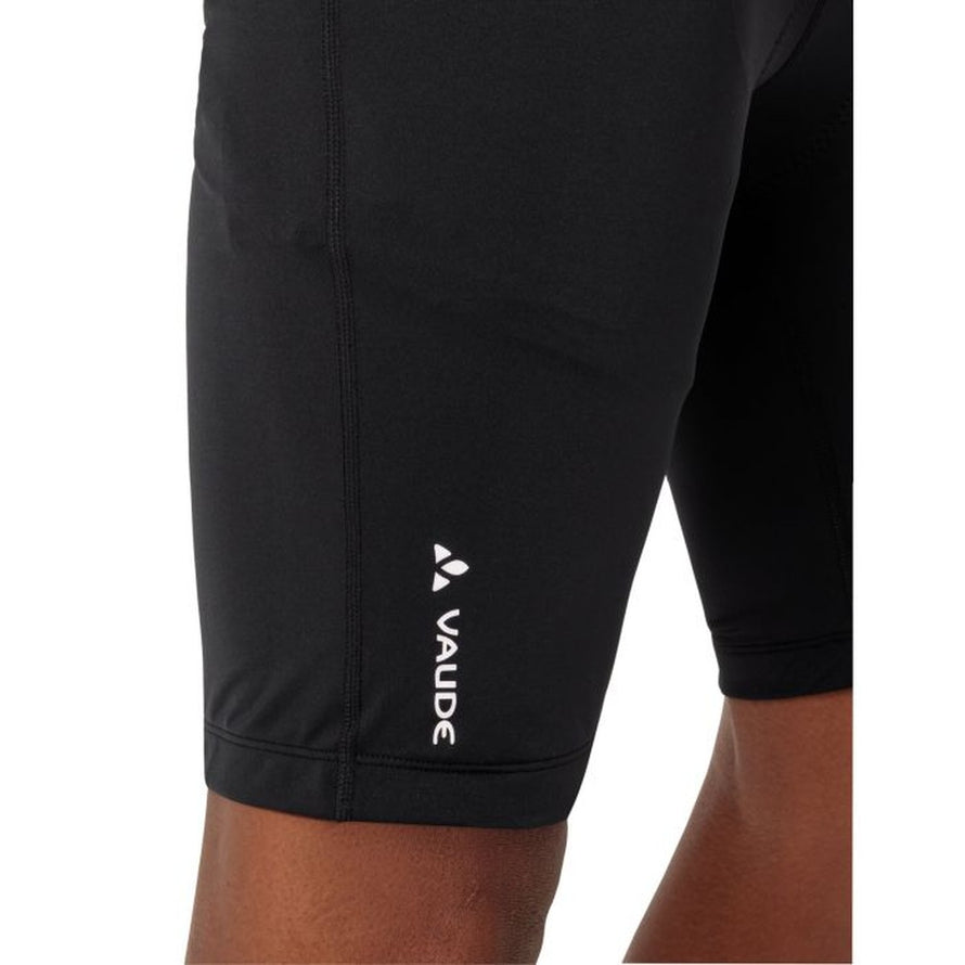 Cuissard Matera II Vaude noir avec insert T-Pad pour confort optimal en cyclisme