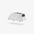 Sacoche compacte blanche Cycl Sacoche Top Tube Nano 01 Cyclite pour vélo, rangement pratique et design épuré