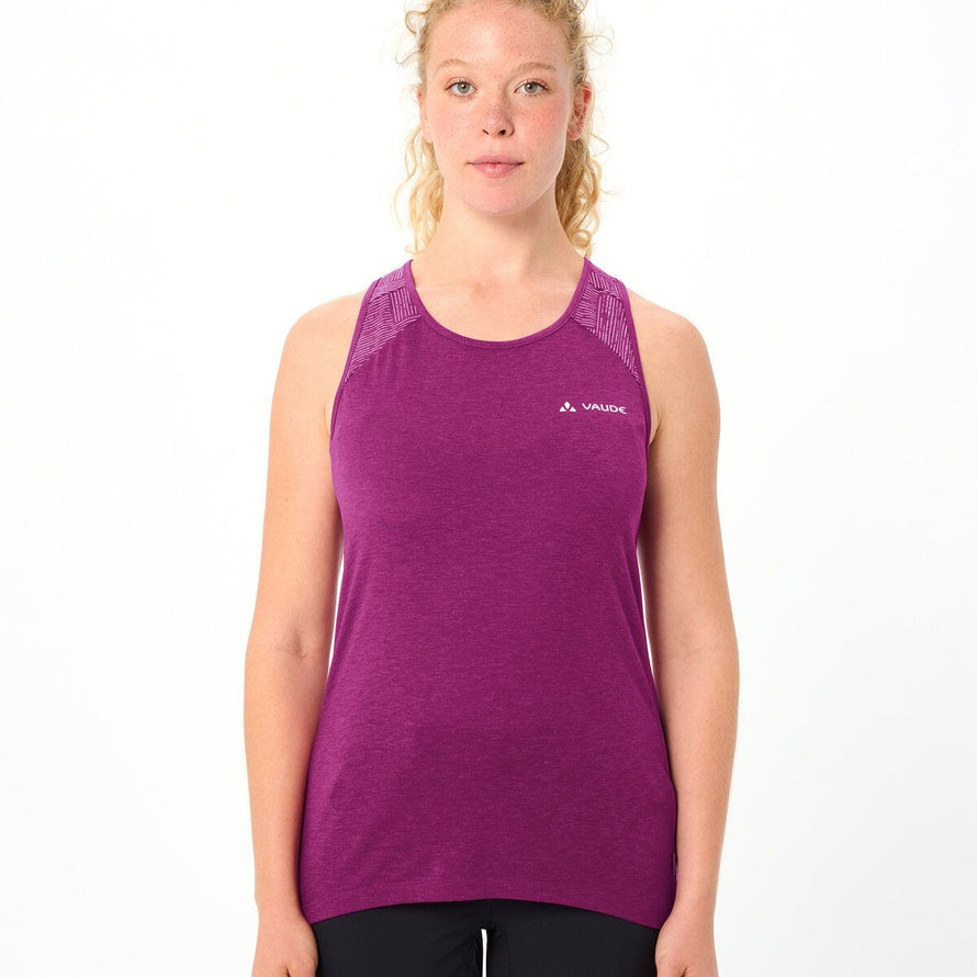 Debardeur Vaude Femme Sveit Top III violet, leger et confortable pour velo et activites sportives