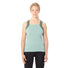 Debardeur velo femme Vaude Matera vert fonce avec poches, tissu technique et coupe ajustee pour cyclisme
