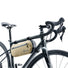 Sacoche cadre bikepacking Cabezon deuter beige etanche avec fermeture eclair pour velo