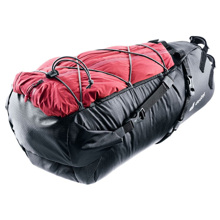 Sacoche de selle etanche Deuter Mondego 16L, compacte et robuste pour bikepacking et aventures a velo