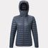 Doudoune femme Millet Evole Light 700HD bleue, ultra légère et compressible pour sorties à vélo