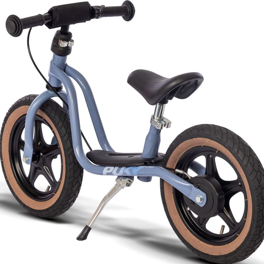 Draisienne LR 1L BR enfant avec frein et béquille couleur bleu pigeon