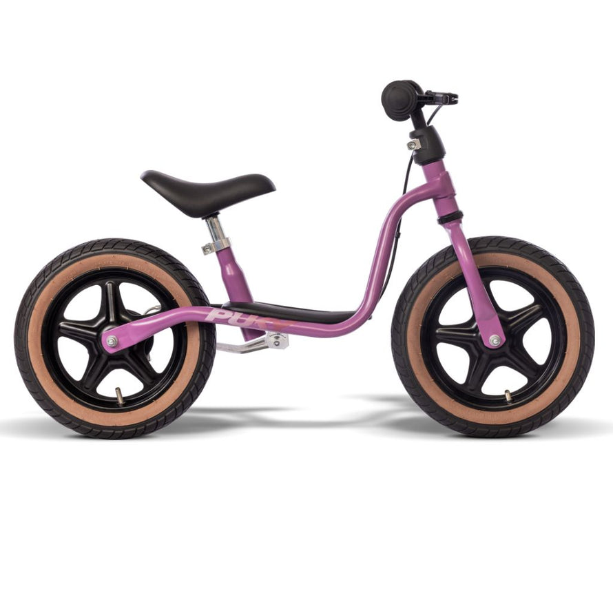 Draisienne LR 1L BR enfant avec frein et béquille couleur violet joyeux urbain