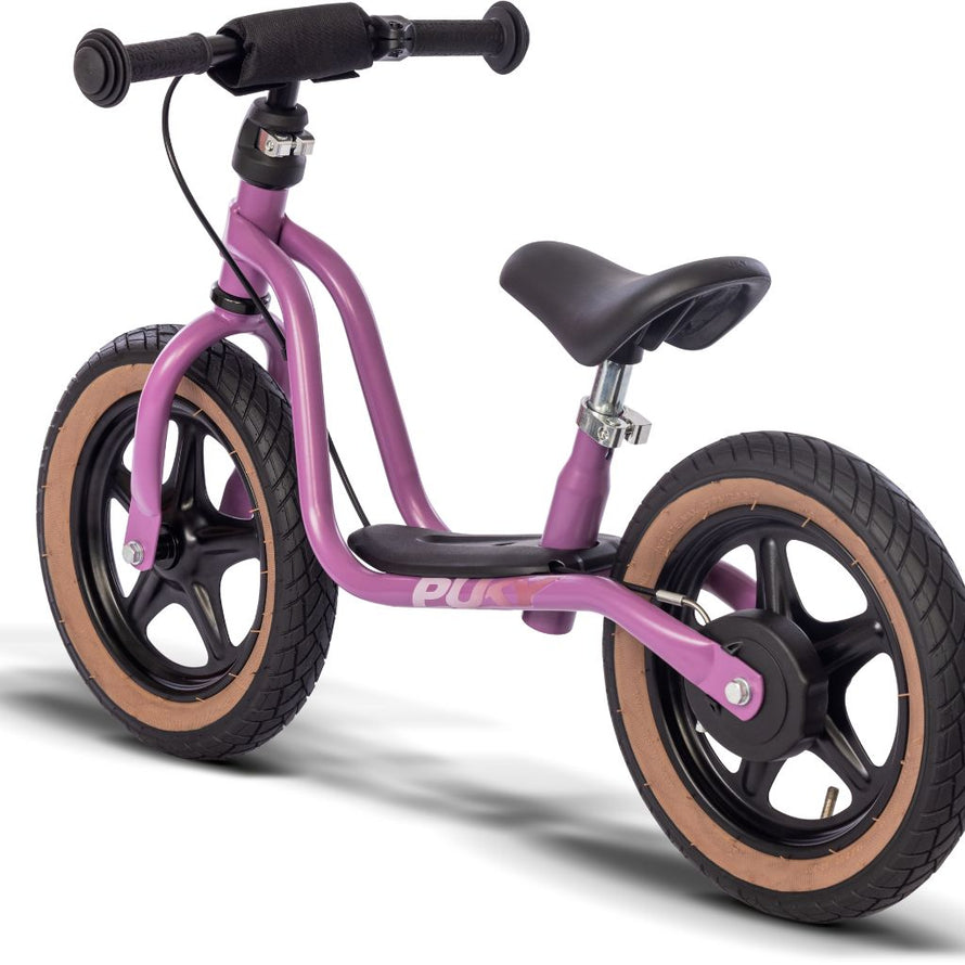 Draisienne LR 1L BR enfant avec frein et béquille couleur violet joyeux