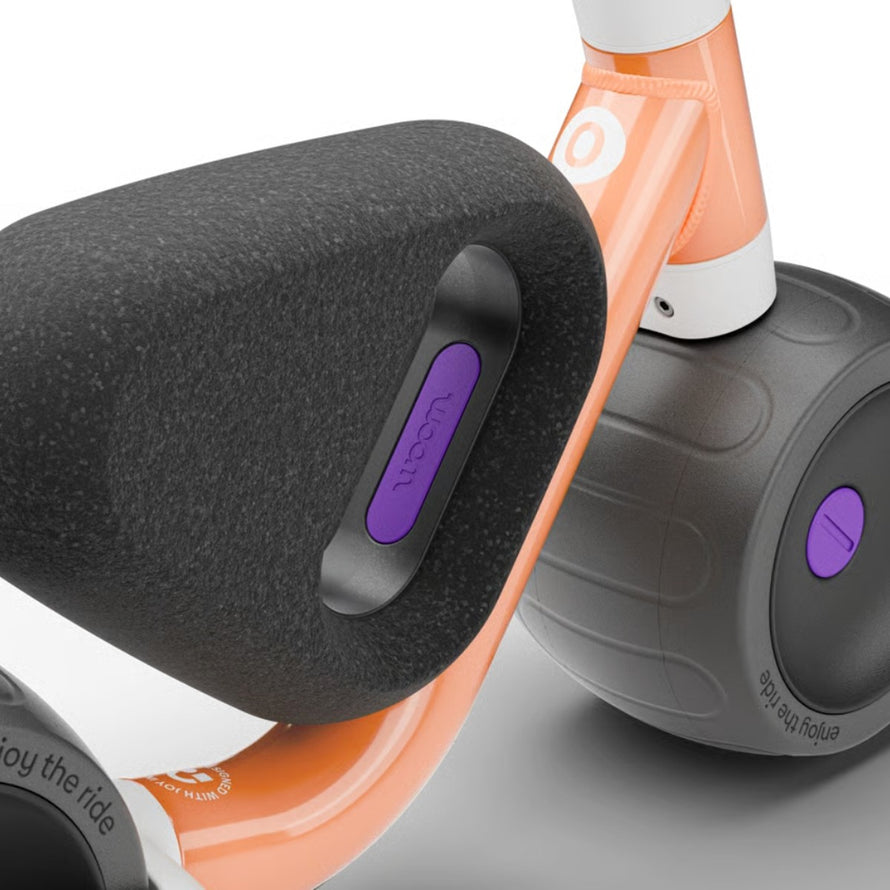 Draisienne woom modele WOW velo auto-equilibre pour enfants 9 a 36 mois debut motricite et securite optimale