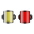 Eclairage avant et arriere Knog Cobber Mini Twinpack pour velo, compact et puissant, jaune et rouge