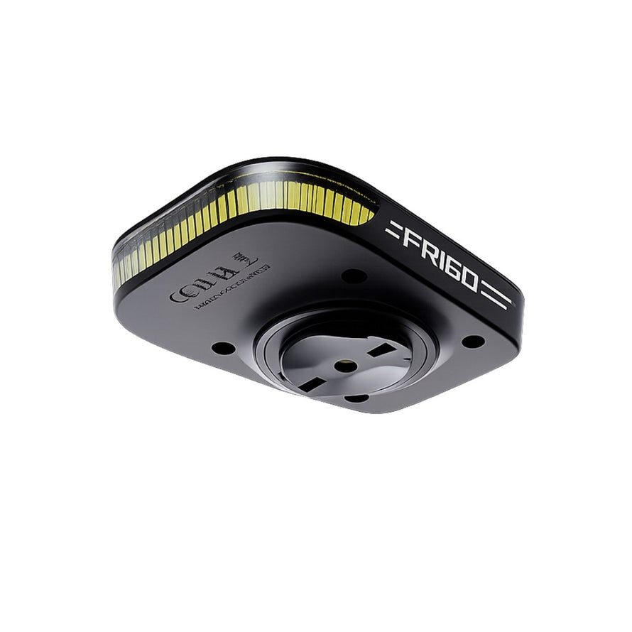 Eclairage avant Ravemen FR160 compatible support Garmin et Wahoo pour vélo, marque Racer