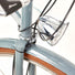 Eclairage avant vintage 3 Leds chromé pour vélo qt_cycle, design rétro et éclairage puissant
