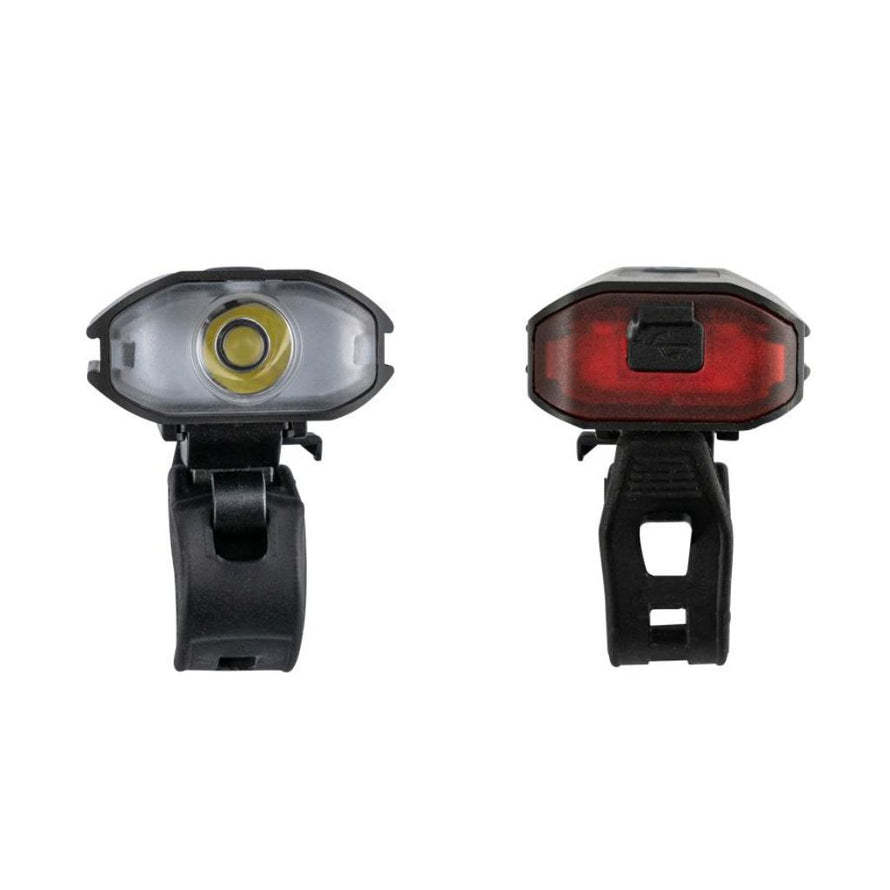 Eclairage vélo 2 en 1 blanc et rouge Kheax
