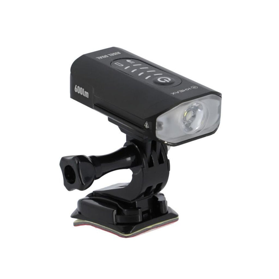 Eclairage vélo de 600 lumens avant et arrière pour casque 