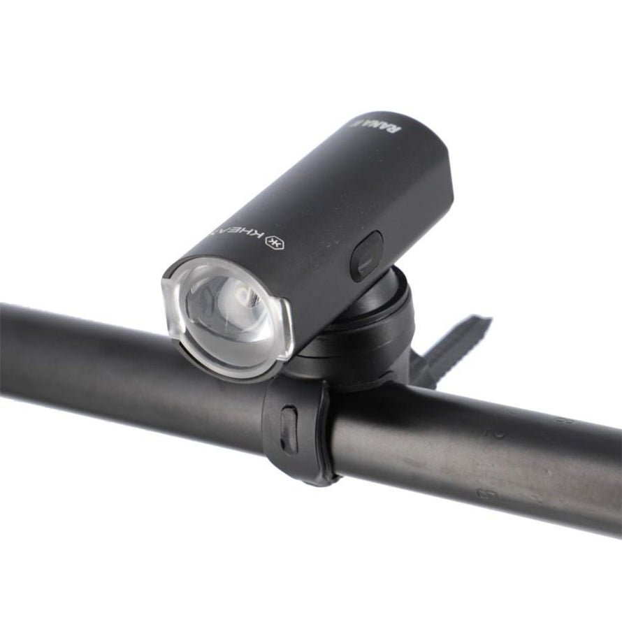 Eclairage vélo avant Kheax Rana II 550 lumens sur guidon