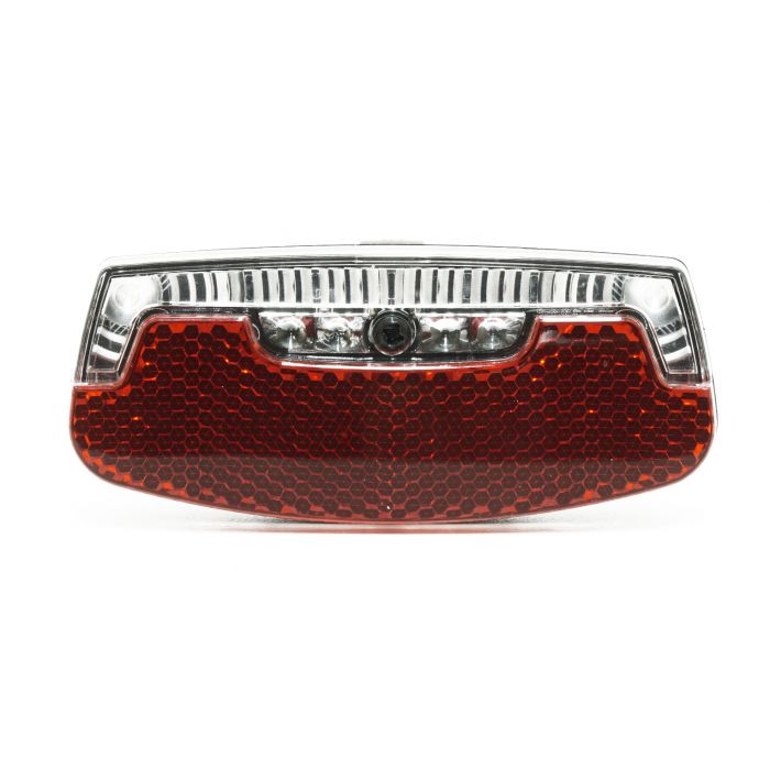 Fahrradrücklicht mit 2 LEDs und Rückstrahler