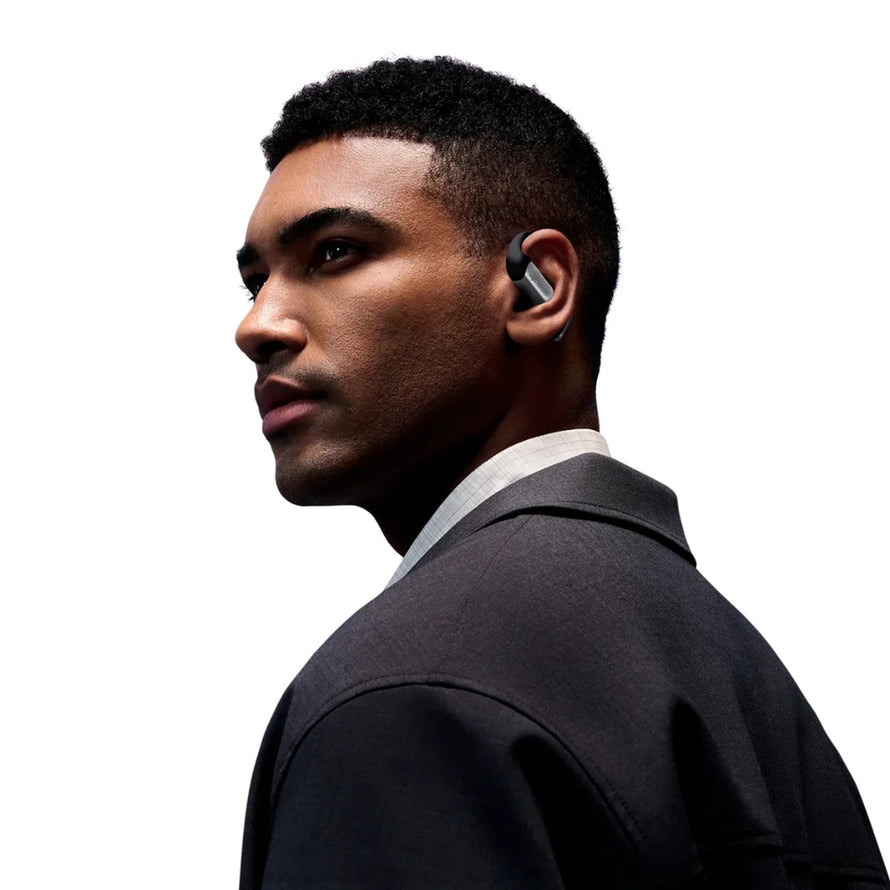 Ecouteurs bluetooth Shokz OpenFit Pro a oreilles libres design ergonomique et reduction active du bruit