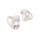 Ecouteurs bluetooth velo Shokz Opendots 2 blanc avec design ergonomique pour un confort durable