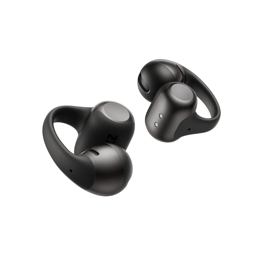 Ecouteurs bluetooth velo Shokz Opendots 2 noirs ergonomiques pour un maintien optimal et un son de haute qualite