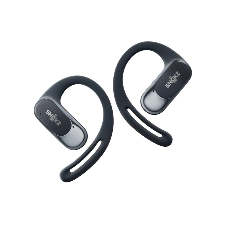 Ecouteurs velo Shokz OpenFit Air 2 design ergonomique avec arceau souple pour un confort optimal