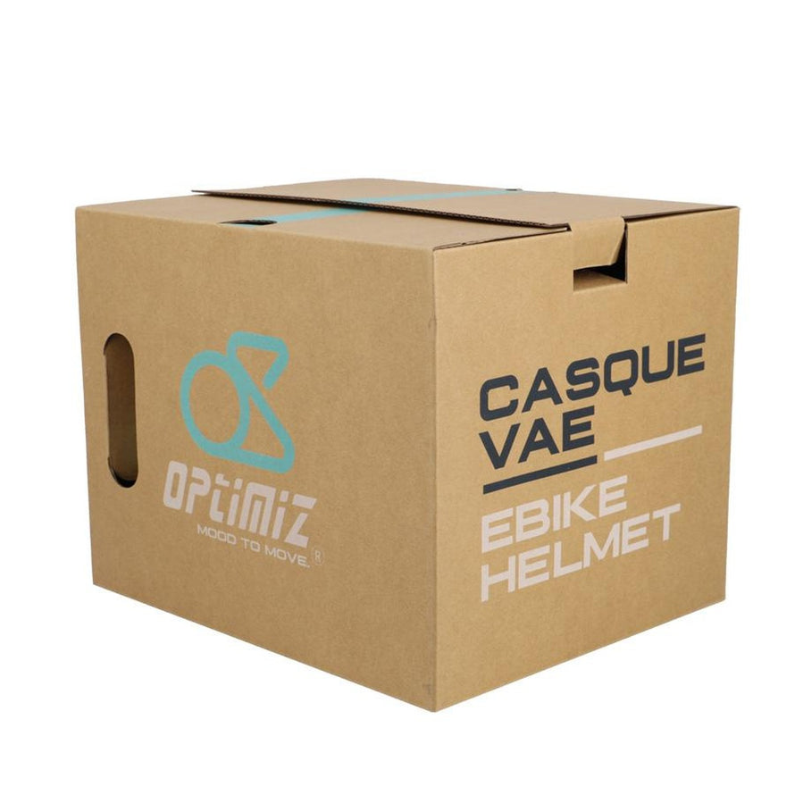 Boite d emballage casque urbain Optimiz O404 pour velo electrique VAE protection optimale