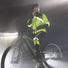 Ensemble de pluie vélo Fuji Wowow étanche, respirant, réfléchissant, unisexe. 