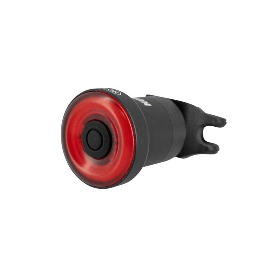 Feu arriere LED compact Kheax Nunki 30 lumens avec fixation sous selle et batterie rechargeable USB