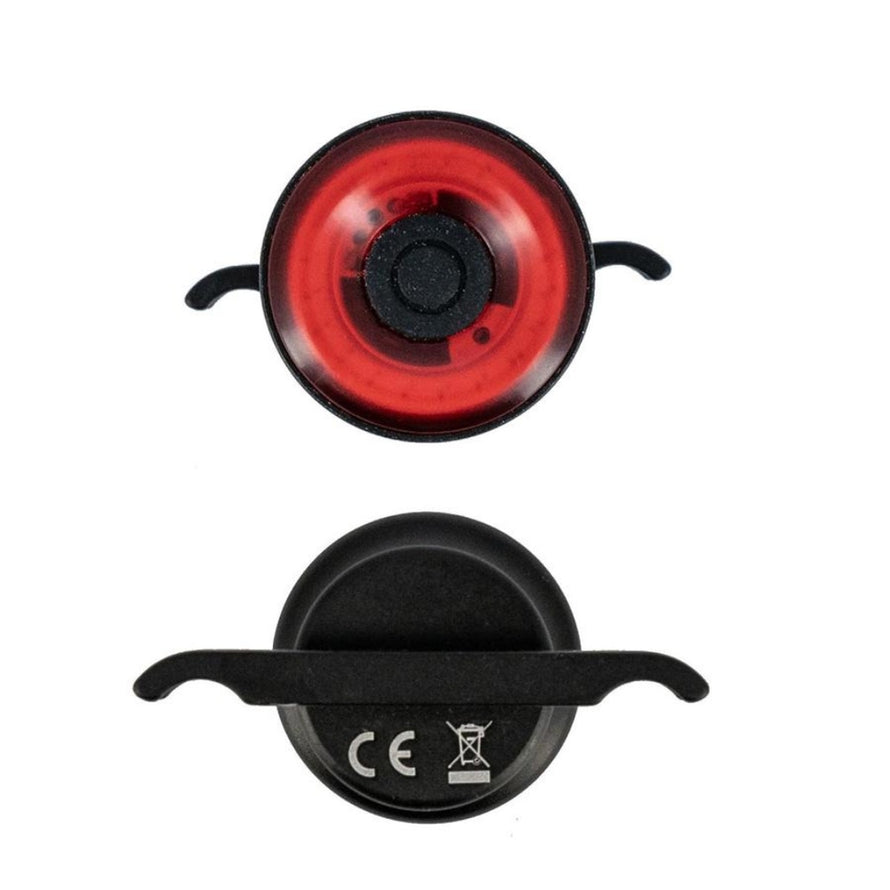 Feu arriere LED rechargeable Kheax Nunki 30 lumens pour velo avec fixation simple sous selle
