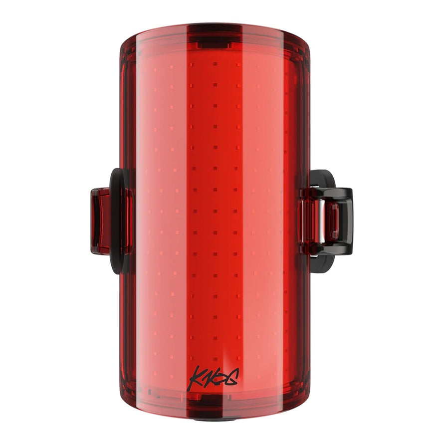 Feu arriere compact Knog Cobber Reflex rouge pour velo avec fixation elastique et haute visibilite