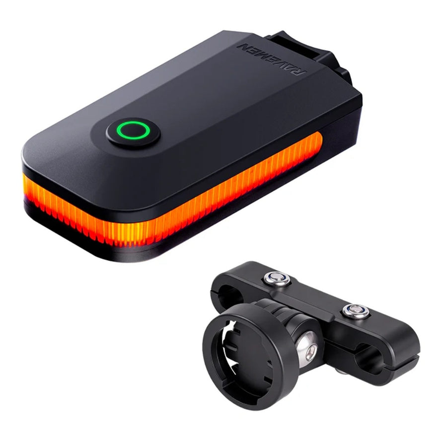 Feu arriere velo Ravemen CL 01 Pro rechargeable sous selle avec fixation robuste et lumiere rouge puissante