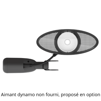 Feu avant sans piles sur panier vélo Reelight Nova - #2
