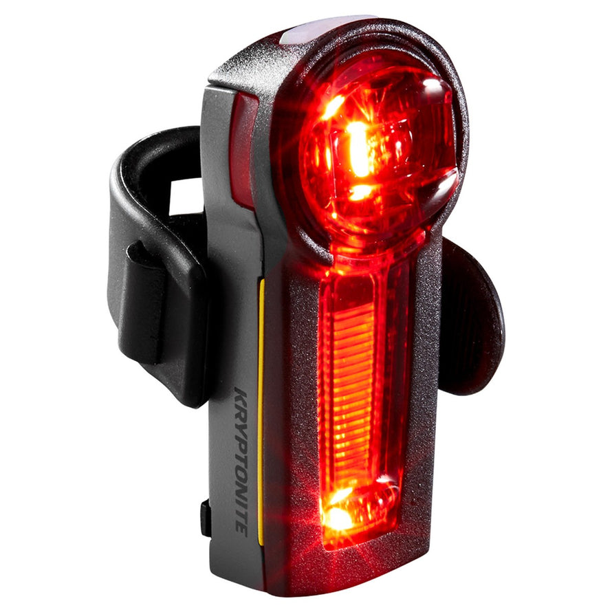 Feu arrière vélo Kryptonite Incite XBR 20 lux avec lumière rouge puissante et fixation facile