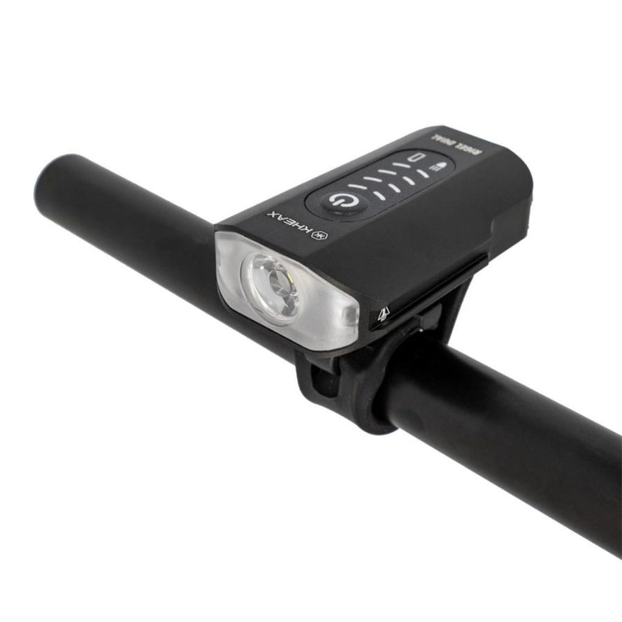 Feu vélo avant et arrière pour casque ou guidon de Kheax