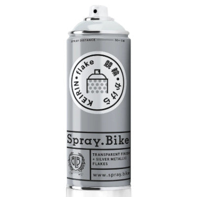 fahrrad flickzeug spray Spray.Bike Keirin Flake 400 ml Top Coat mit Glitter auf Farbe