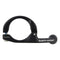 Fixation aluminium noire pour feu vélo 35 mm Busch & Müller, robuste et compatible guidon standard