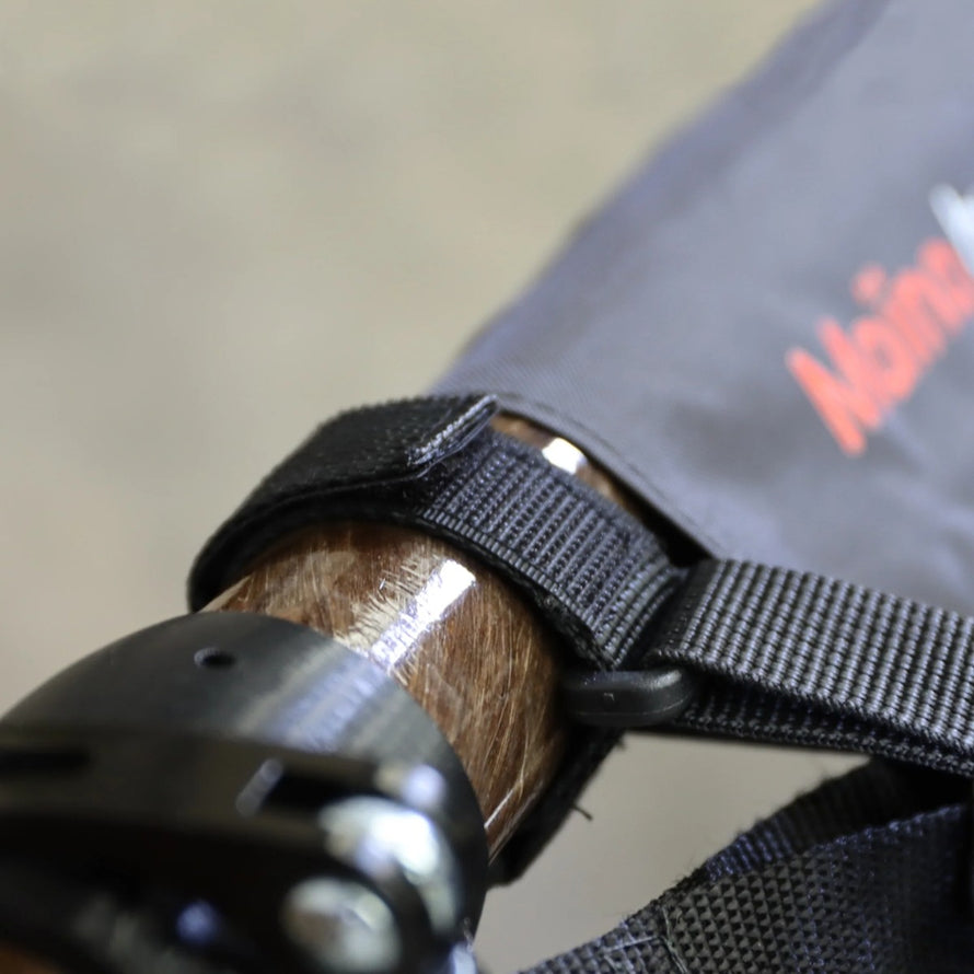 Fixation robuste de la laisse de securite pour chien modele Globe For You sur remorque velo