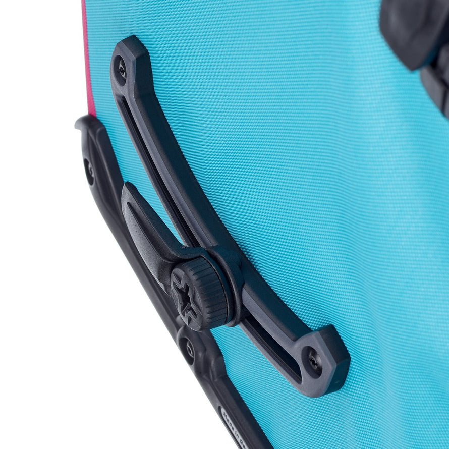 Fixation robuste sacoches velo ville Ortlieb Back Roller Cyber 2x20L en bleu