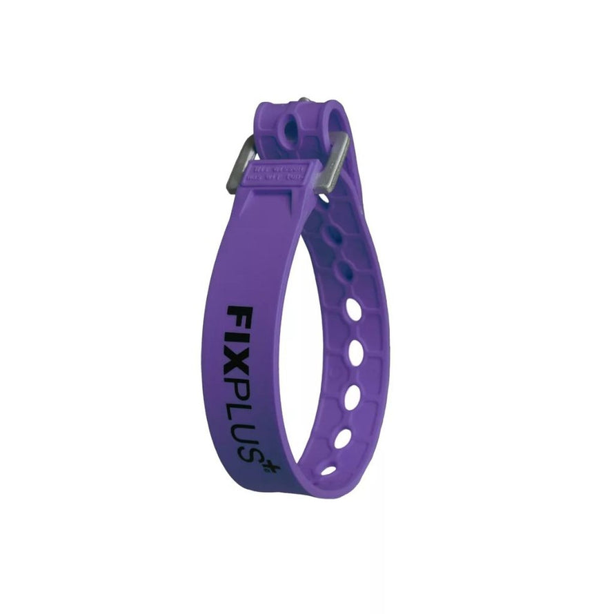 Sangle de serrage Fixplus 35cm violette pour fixation solide et ajustable des composants vélo