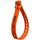 Sangle de serrage Fixplus 66cm orange, flexible et résistante pour fixation sécurisée d'accessoires vélo