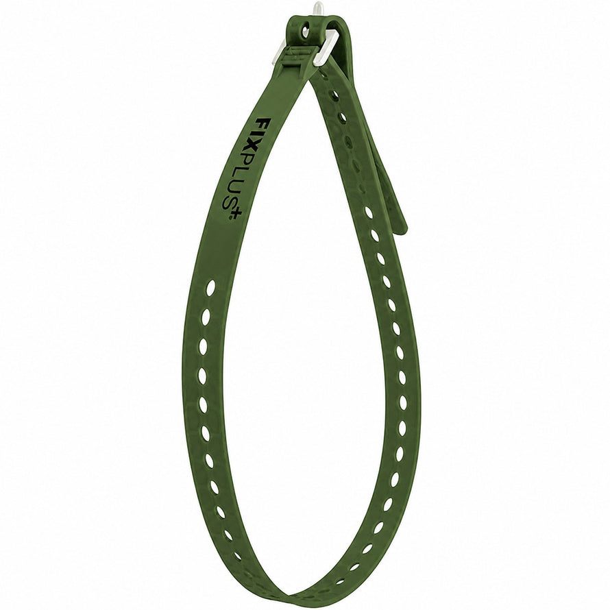 Sangle de serrage verte Fixplus 86cm pour velo, ajustable et durable pour une fixation fiable