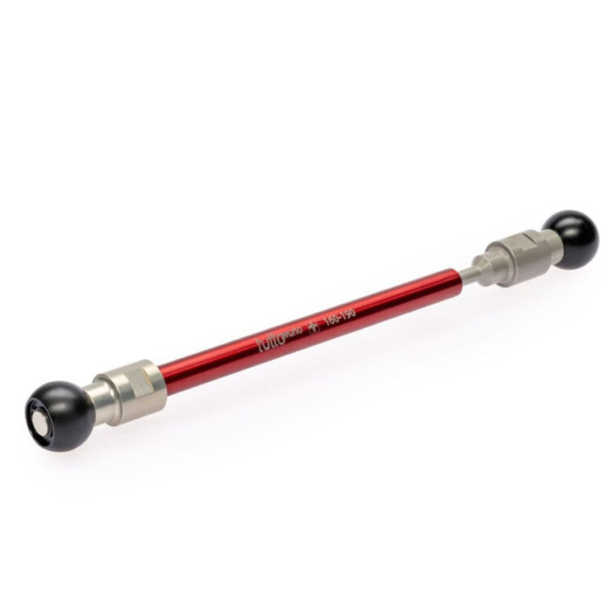 Axe traversant rouge tout-en-un universel Follow Me compatible avec plusieurs types de vélos