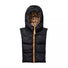 Capuche doudoune chaude et reversible Fudoon modele leopard interieur imprime pour cyclisme
