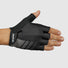 Gants courts vélo GripGrab Ride Lite noirs avec fermeture velcro au poignet pour un ajustement parfait et confort prolongé