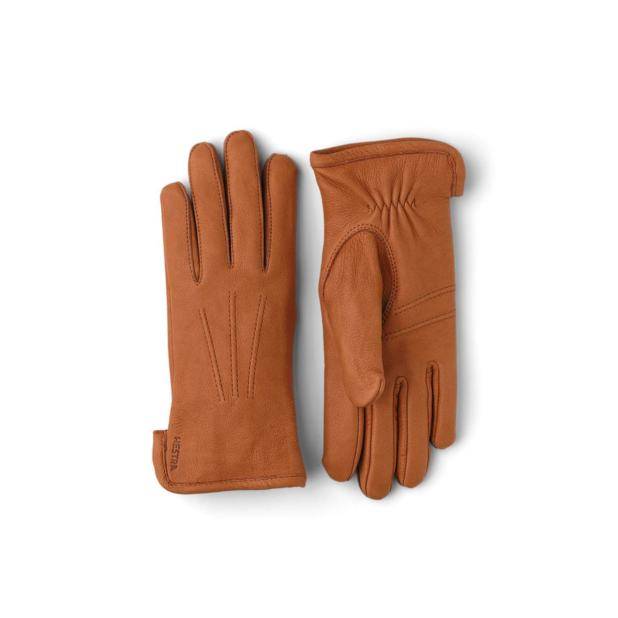 Gants en cuir femme Rachel Hestra marron, élégants et confortables pour cyclisme