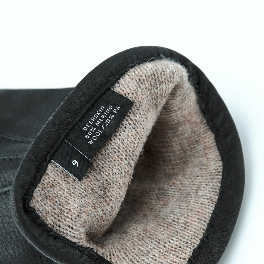 Gants en cuir homme Andrew Hestra avec intérieur laine merinos pour chaleur et confort optimal