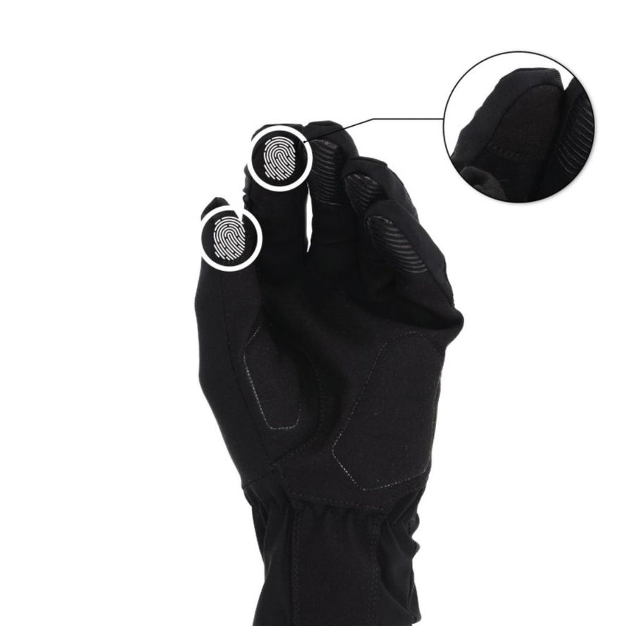 Taktile, wasserabweisende Winterhandschuhe für Radfahrer 500 R FLECT