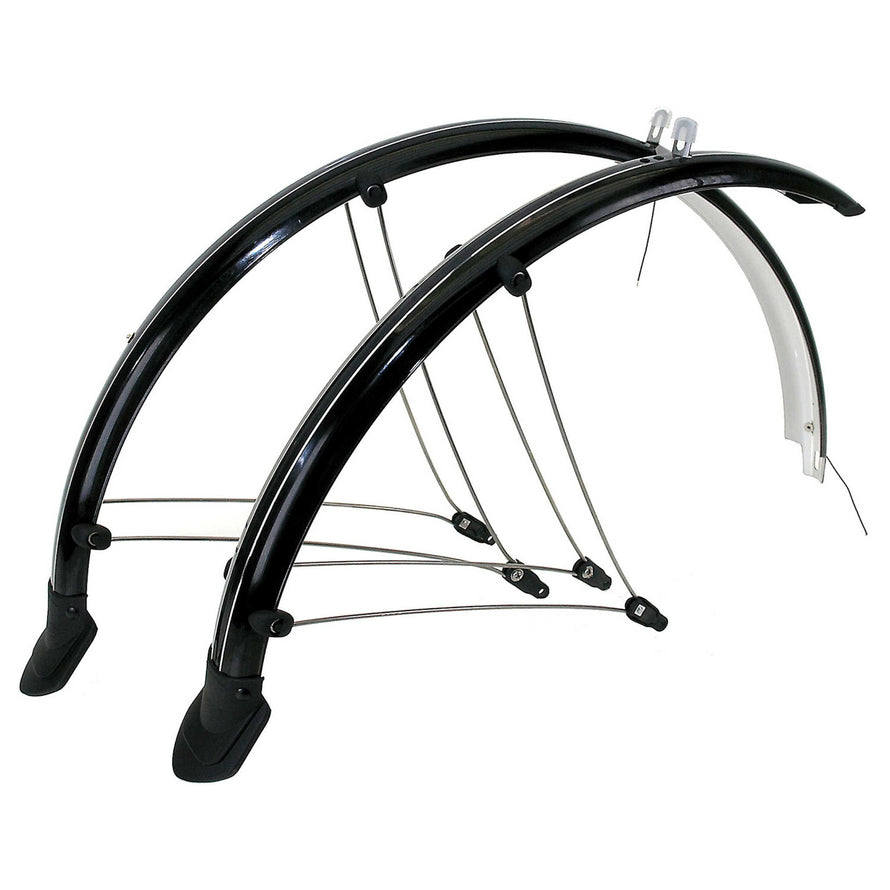 Garde-boue,Garde-boue avant et arrière pour vélo, avec 6 sangles de Garde-boue,Garde-boue avant et arrière pour vélo, avec 6 sangles de