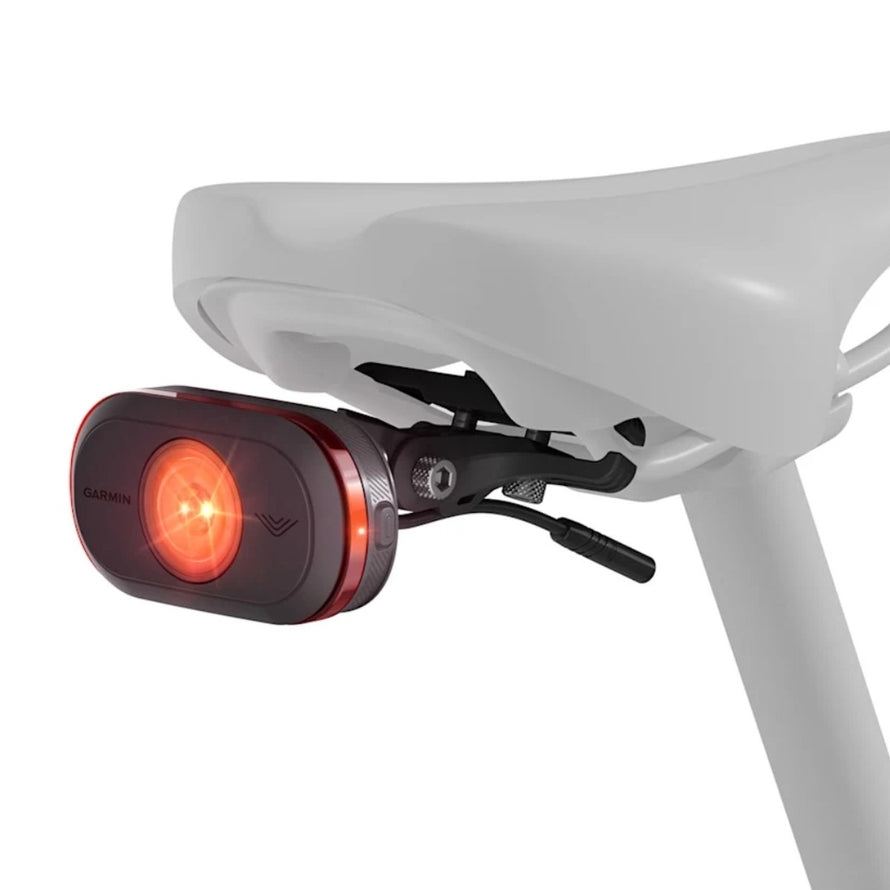 Feu arriere radar Garmin Varia eRTL615 pour velo assistance electrique avec detection des vehicules arriere