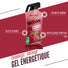 Gel energetique bio Baouw framboise grenade 44g stick riche en glucides pour cyclistes
