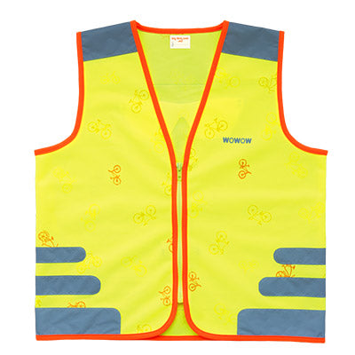 Gilet/veste securite jaune fluo velo avec bande reflechissant et housse  enfant en 1150 - Vestes de sport à la Fnac